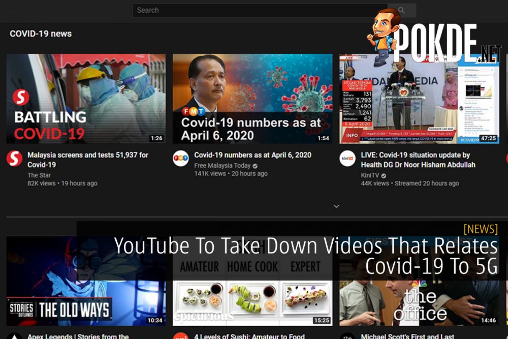 YouTube To Take Down Videos That Relates Covid-19 To 5G 31