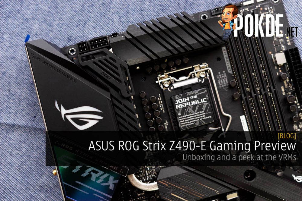 ASUS ROG Strix Z490-E Gaming Preview — unboxing and a peek at the VRMs 28
