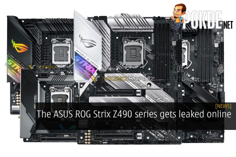The ASUS ROG Strix Z490 series gets leaked online 26