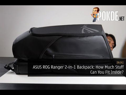 ASUS ROG Ranger 2-in-1 Backpack: How Much Stuff Can You Fit Inside? | Pokde.net 22