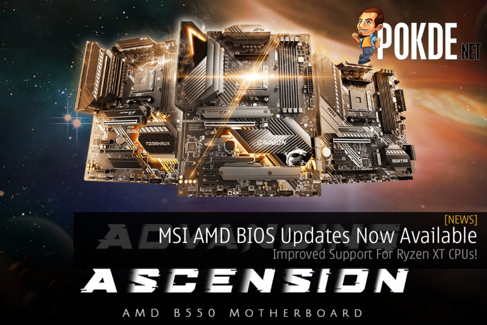 MSI AMD BIOS Updates Now Available — Improved Support For Ryzen XT CPUs! 27