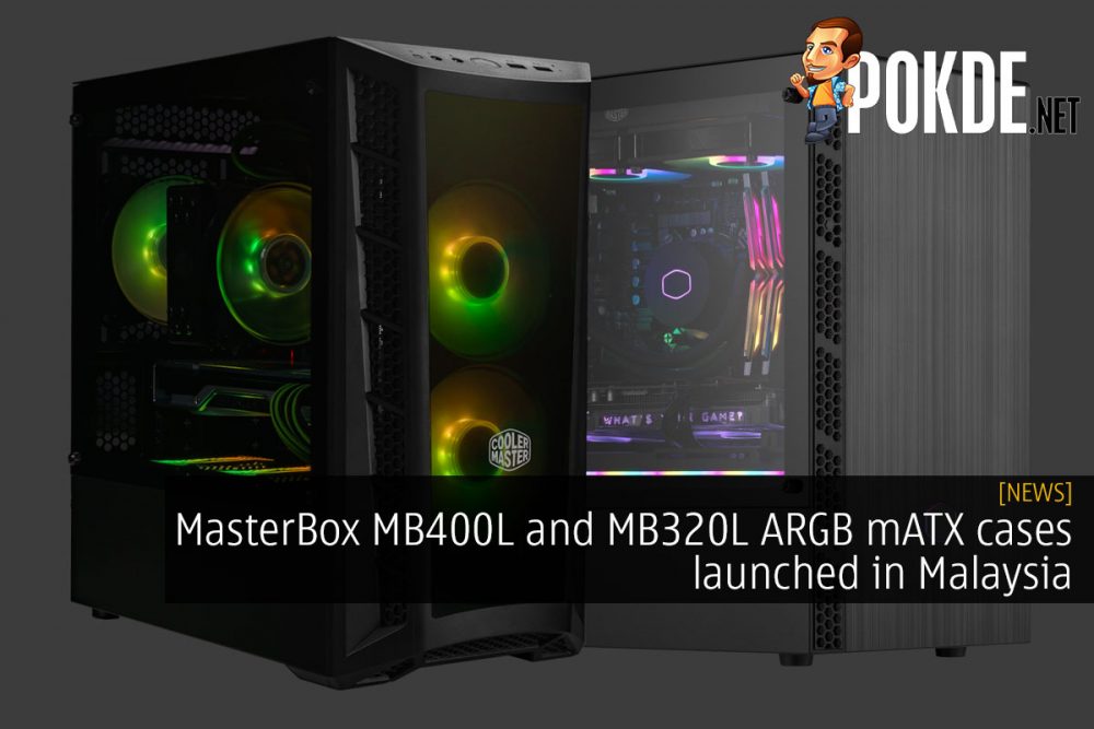 MasterBox MB400L MasterBox MB320L ARGB mATX case Malaysia cover