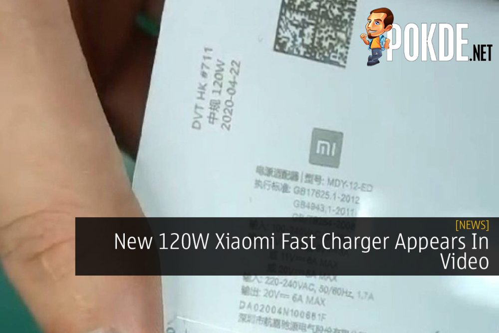 New 120W Xiaomi Fast Charger Appears In Video 20