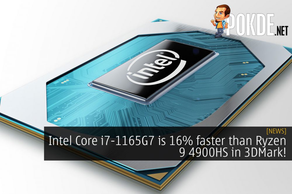 intel core i7-1165g7 faster 3dmark cover