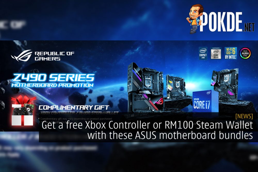 Get a free Xbox Controller or RM100 Steam Wallet with these ASUS motherboard bundles 26