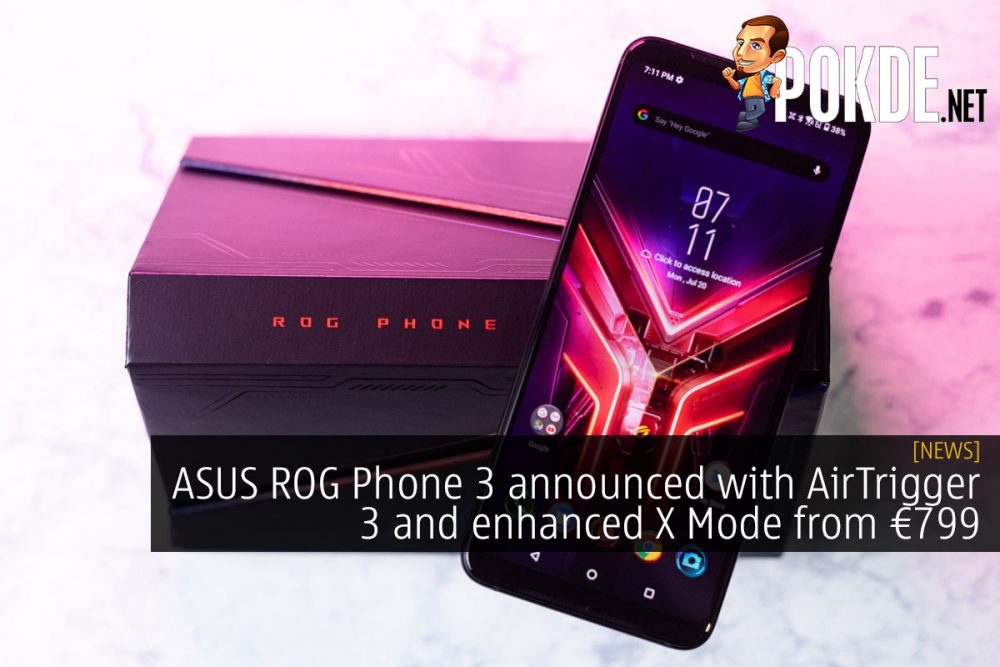 ASUS ROG Phone 3 AirTrigger 3 X Mode 799 euro cover