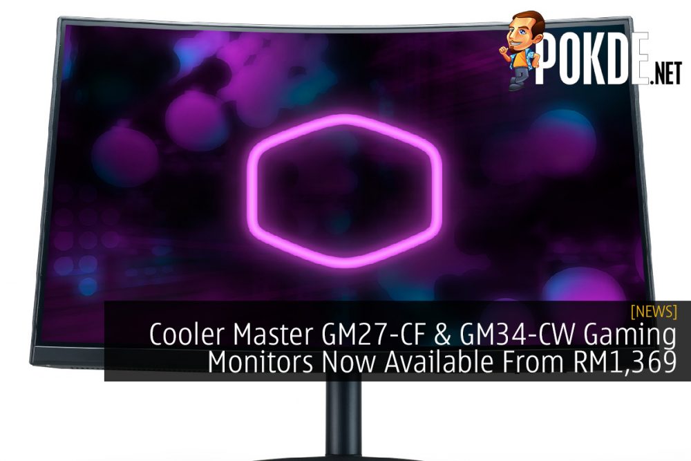 Cooler Master GM27-CF & GM34-CW Gaming Monitors Now Available From RM1,369 26