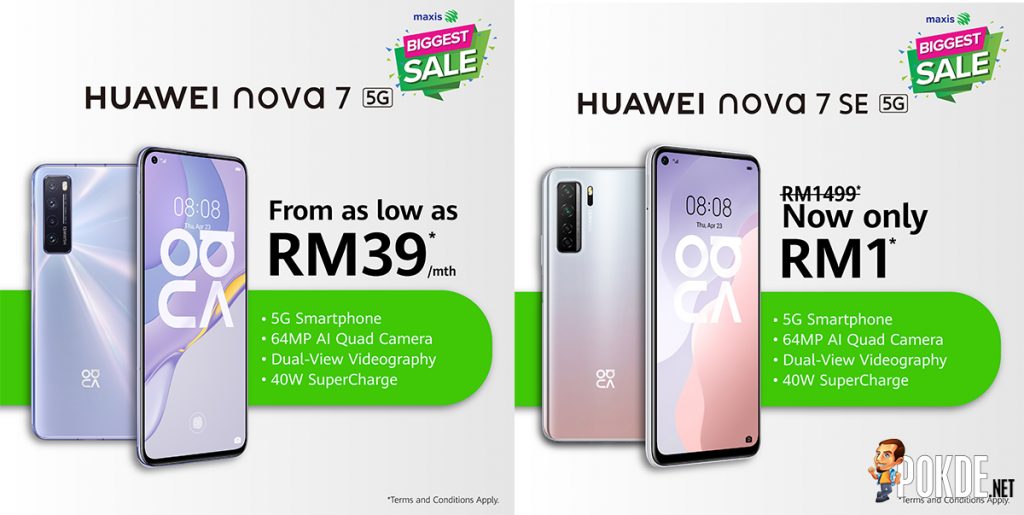 Buy HUAWEI P40 Series And Get Another For Free With Maxis Biggest Sale 22