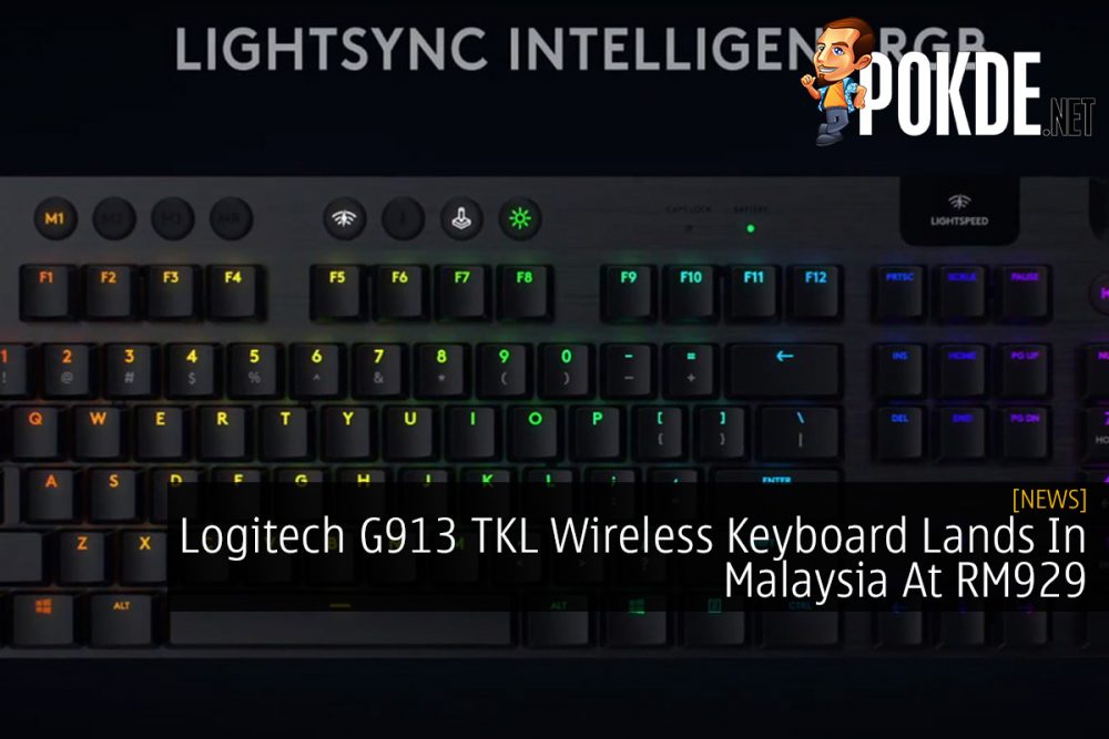 Logitech G913 TKL Wireless Keyboard Lands In Malaysia At RM929 26