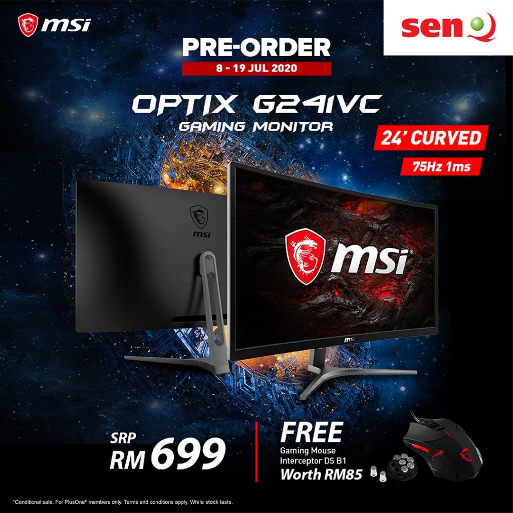 SenQ MSI Optix G241VC pre-order