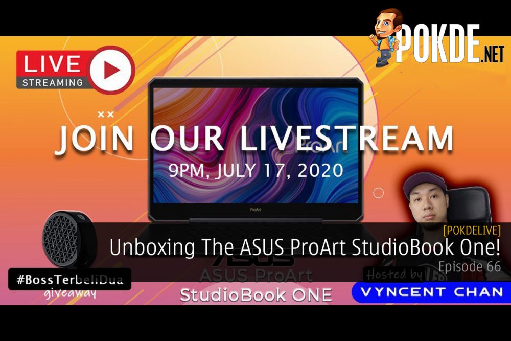 PokdeLIVE 66 — Unboxing The ASUS ProArt StudioBook One! 23