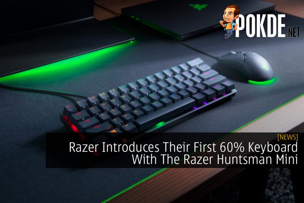 Razer Introduces Their First 60% Keyboard With The Razer Huntsman Mini 22