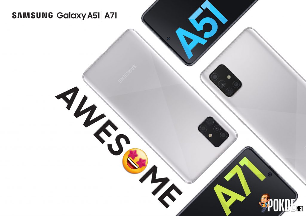 Samsung Galaxy A51 Samsung Galaxy A71 Haze Crush Silver