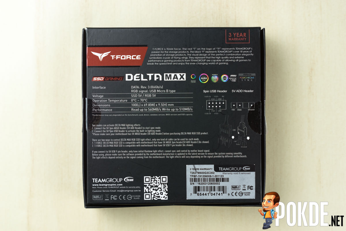 TEAMGROUP T-Force Delta Max SSD 500GB Review — Beauty Does Not Come ...