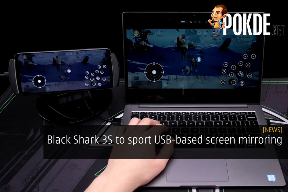 black shark 3s usb based screen mirroring cover