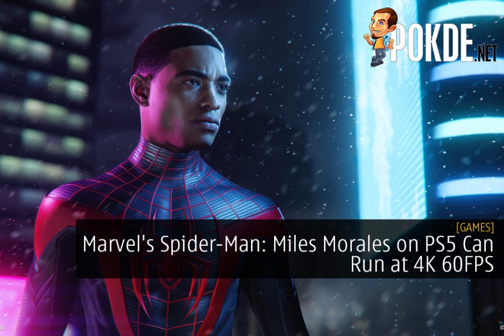 Marvel's Spider-Man: Miles Morales on PS5 Can Run at 4K 60FPS