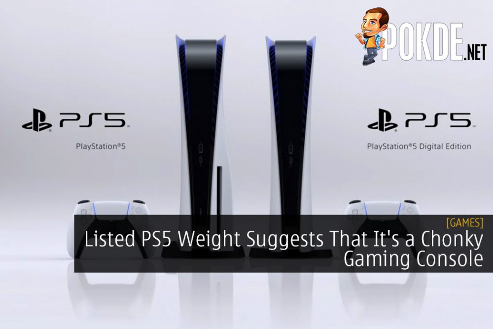 Listed PS5 Weight Suggests That It's a Chonky Gaming Console