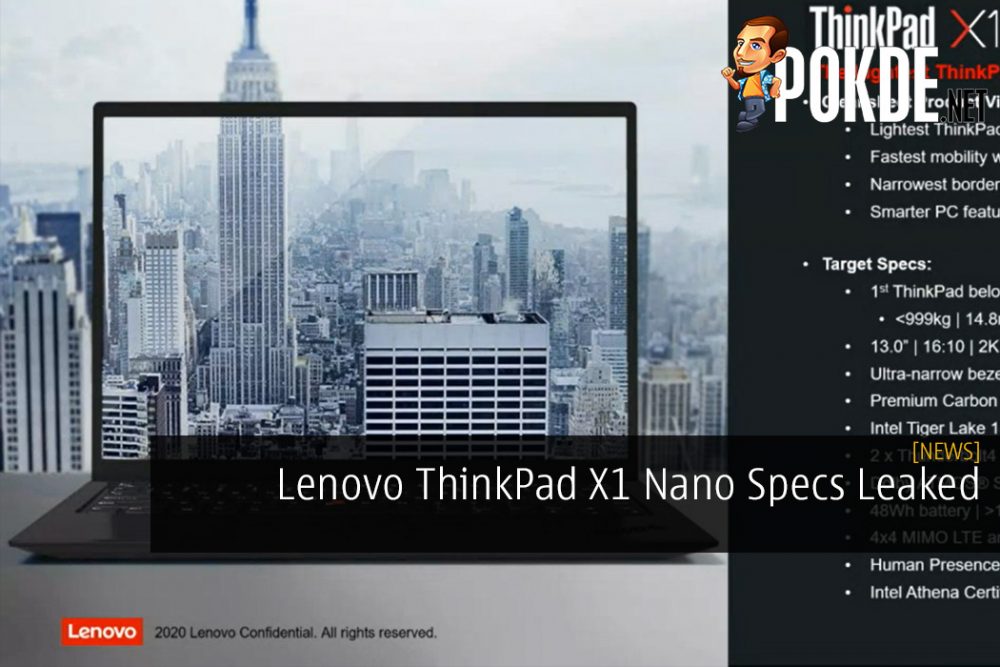 Lenovo ThinkPad X1 Nano Specs Leaked and It Could Rival the Dell XPS 13