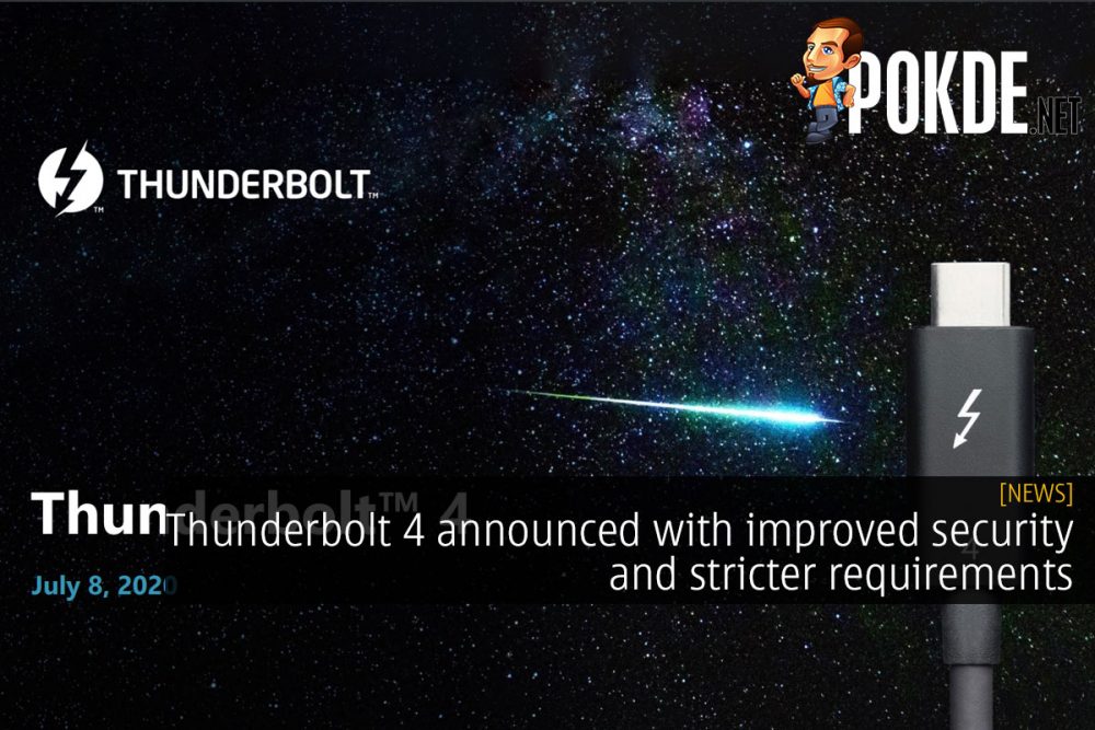 Thunderbolt 4 announced with improved security and stricter requirements 31