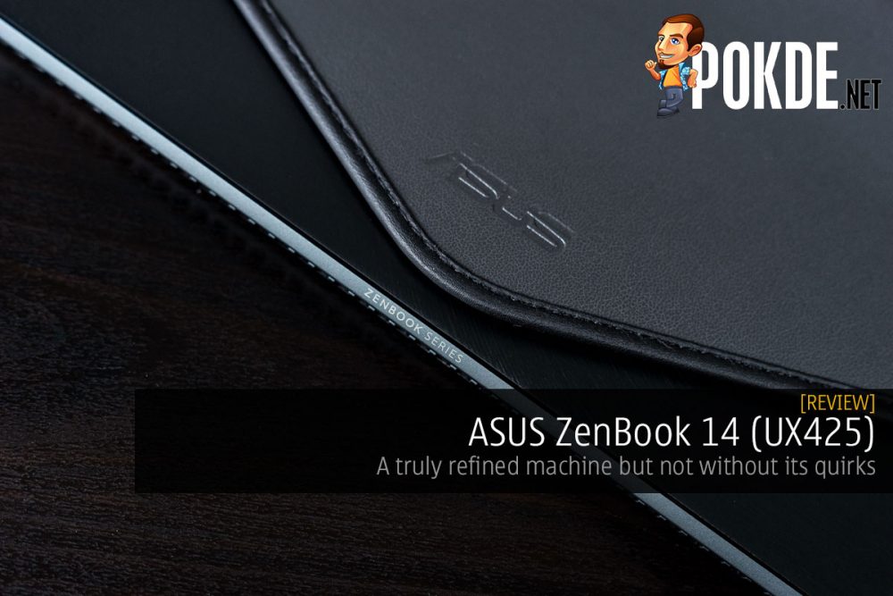 ASUS ZenBook 14 UX425 review refined machine cover