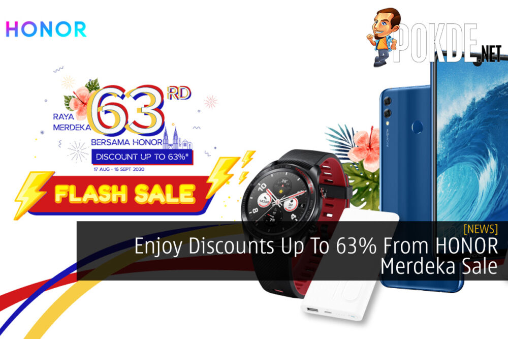 Enjoy Discounts Up To 63% From HONOR Merdeka Sale 27