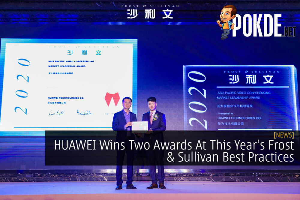 HUAWEI Wins Two Awards At This Year's Frost & Sullivan Best Practices 20