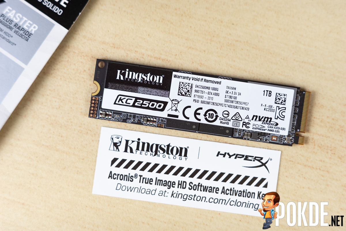 Kingston Technology KC2500 M.2 500 Go PCI Express 3.0 3D TLC NVMe - Disque  SSD - KINGSTON