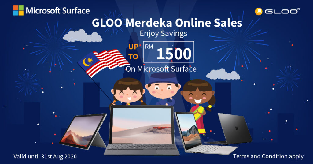 Microsoft Surface GLOO Merdeka Online Sale