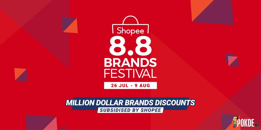 Shopee 8.8 Brands Festival Million Dollar Brands Discounts