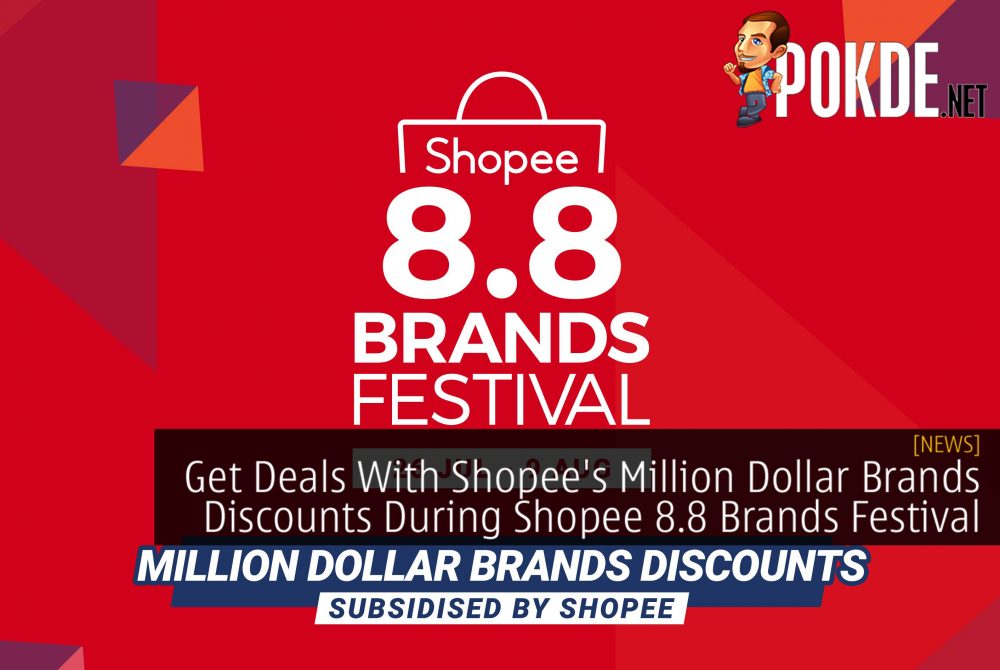 Get Deals Up To 96% Off With Shopee's Million Dollar Brands Discounts During Shopee 8.8 Brands Festival 29