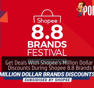 Get Deals Up To 96% Off With Shopee's Million Dollar Brands Discounts During Shopee 8.8 Brands Festival 29