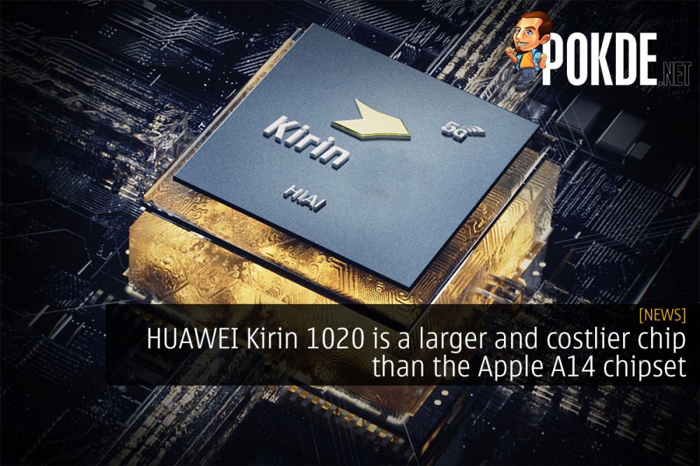 huawei kirin 1020 larger and costlier apple a14 cover