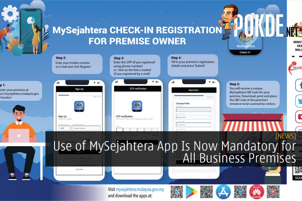 Use of MySejahtera App Is Now Mandatory for All Business Premises