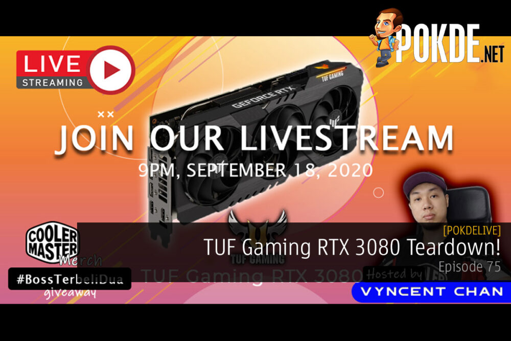 PokdeLIVE 75 — TUF Gaming RTX 3080 Teardown! 31