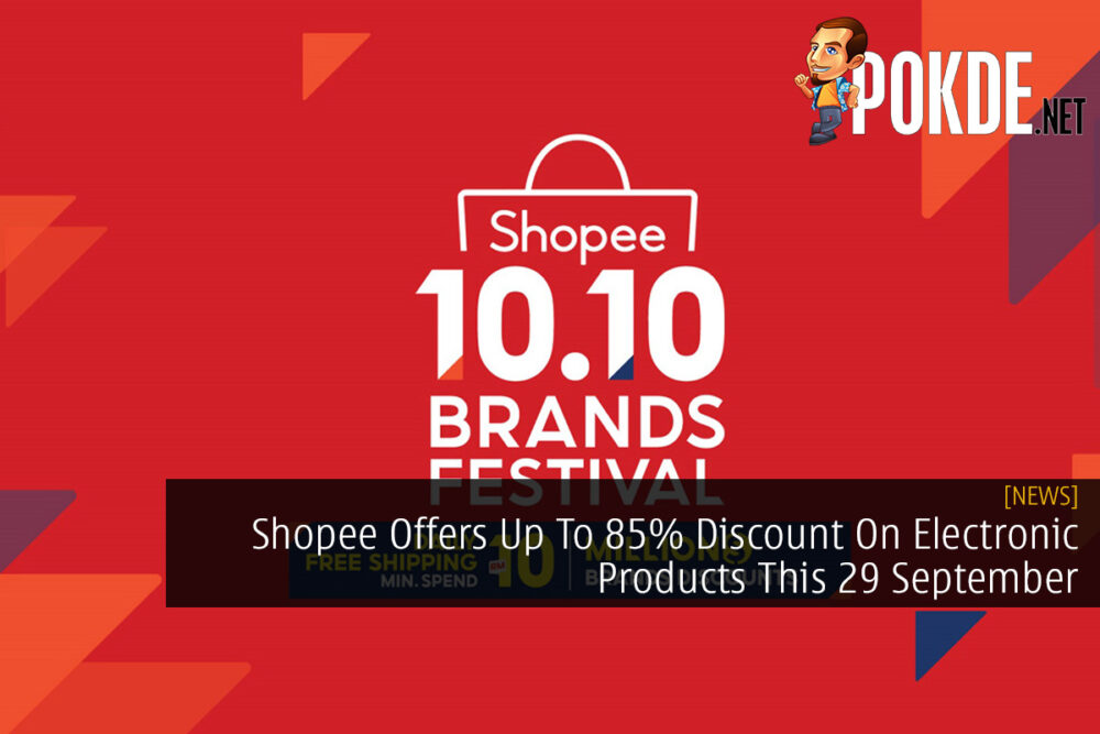 Shopee Offers Up To 85% Discount On Electronic Products This 29 September 26