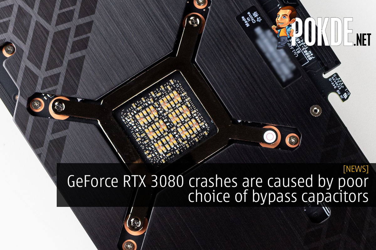 GeForce RTX 3080 crashes are caused by poor choice of bypass capacitors 14