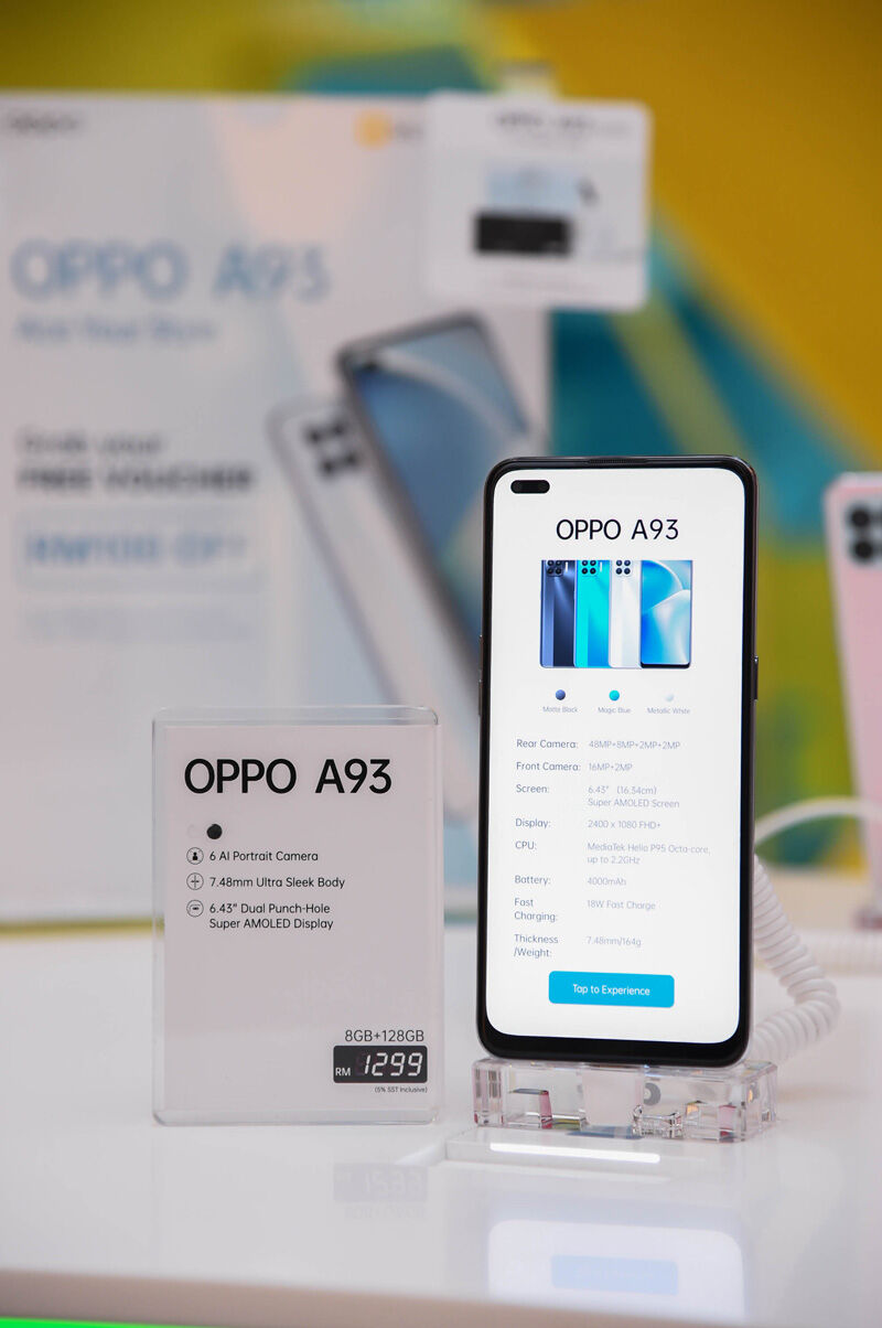 Price malaysia a93 oppo in Oppo A93