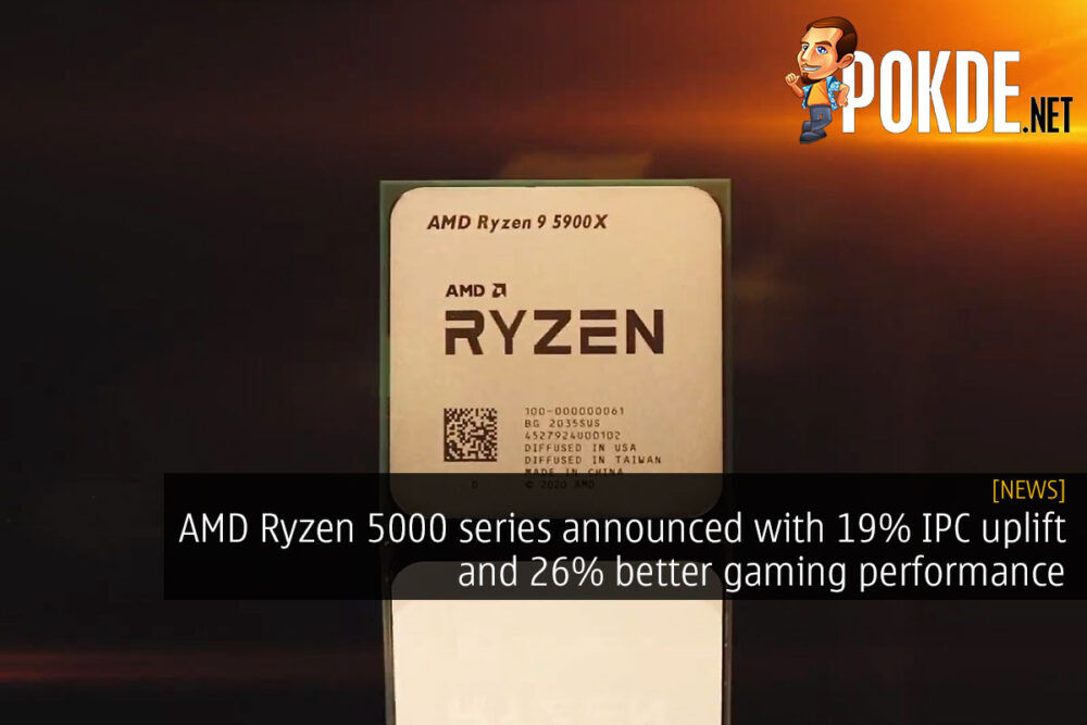 AMD Ryzen 5000 series announced with 19% IPC uplift and 26% better gaming performance 26