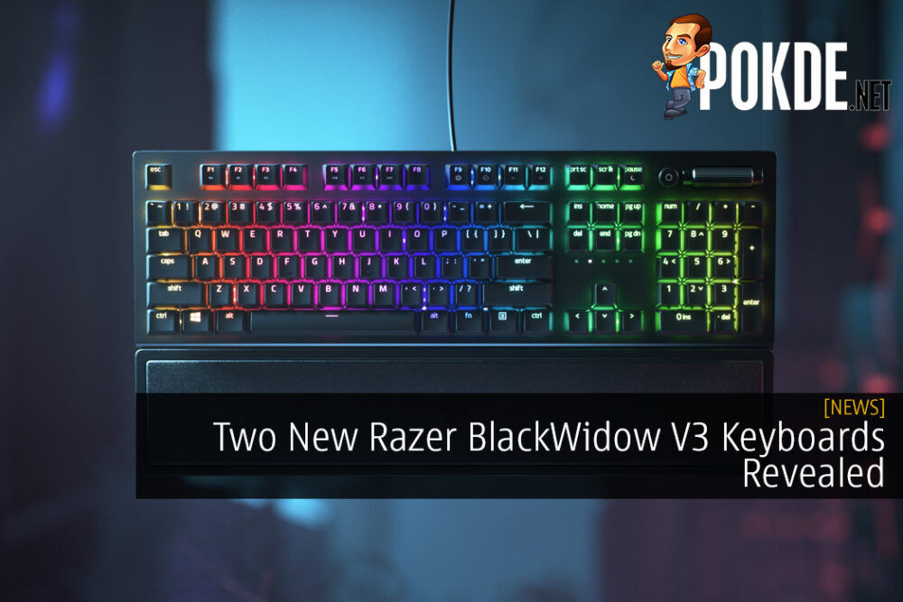 Two New Razer BlackWidow V3 Keyboards Revealed with Prices Starting from RM490