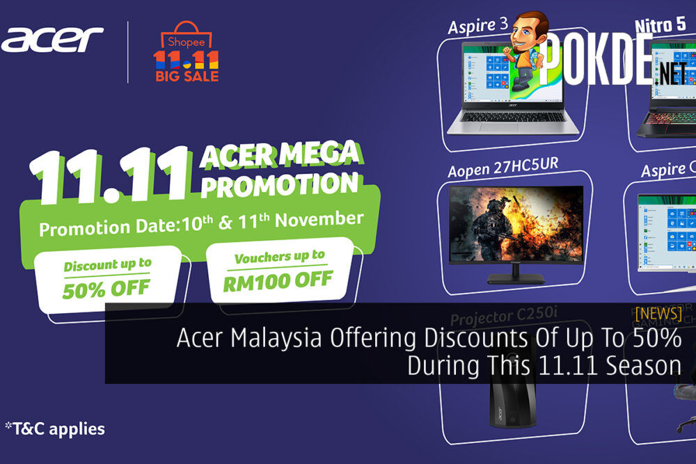 Acer Malaysia Shopee 11.11 cover