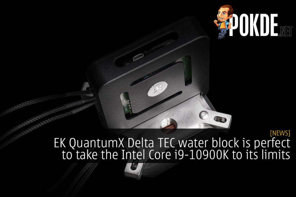 EK QuantumX Delta TEC water block cover