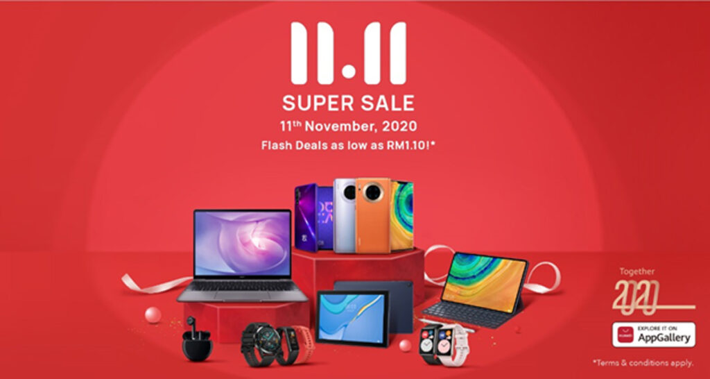 Get RM200 Off Voucher This HUAWEI 11.11 Super Sale 23