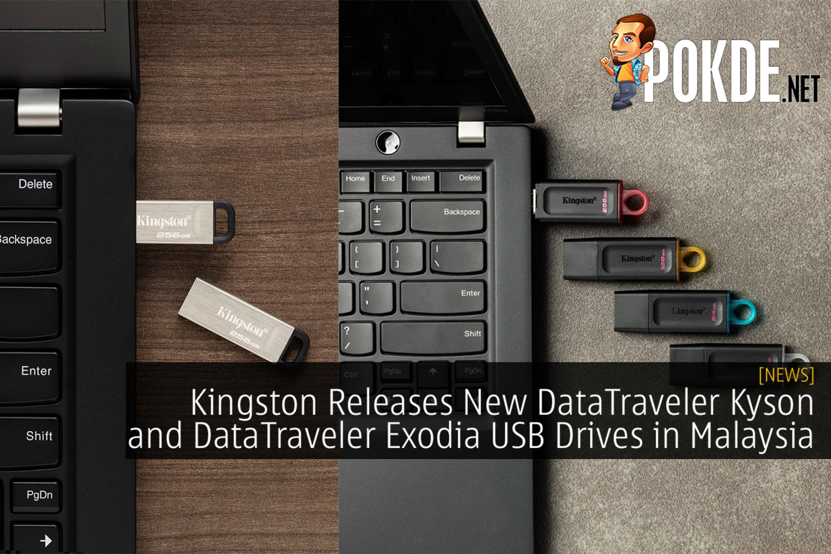 Kingston DataTraveler Kyson 64GB High Performance USB 3.2 Metal
