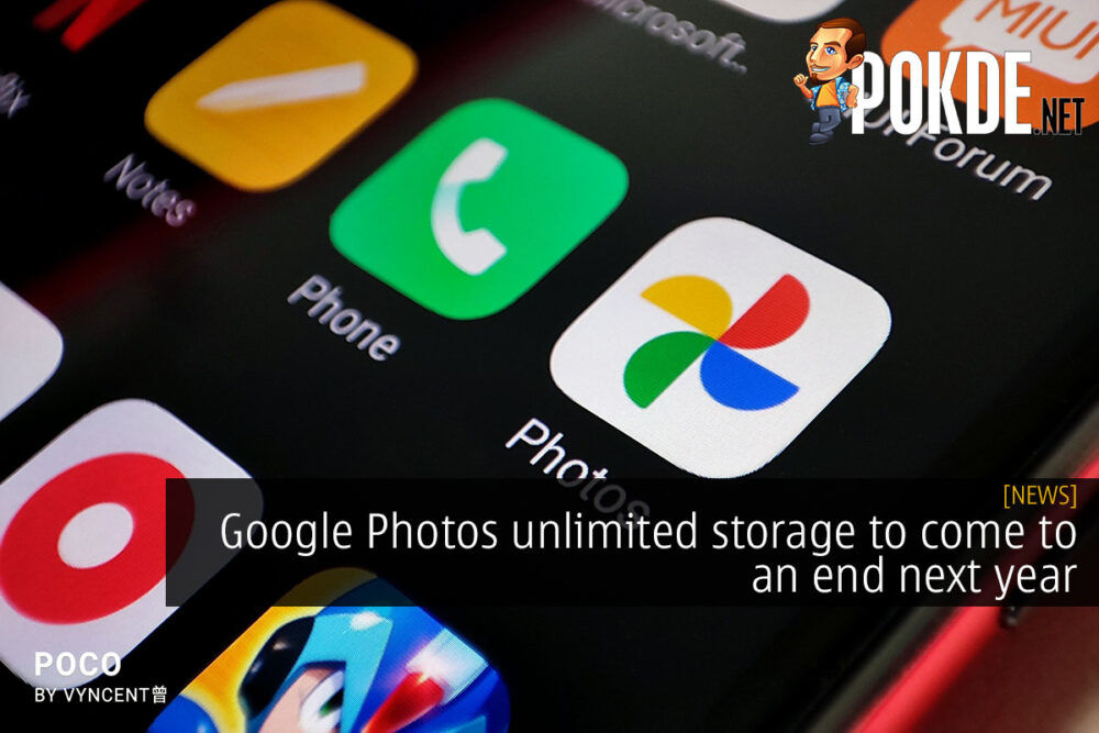 google photos unlimited storage end cover