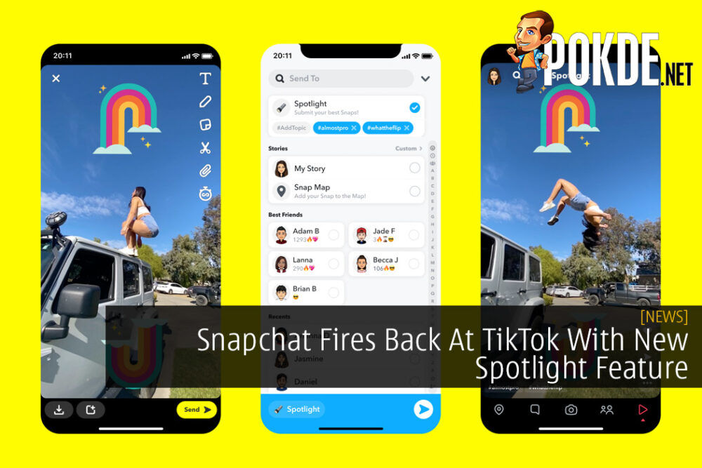 Snapchat Fires Back At TikTok With New Spotlight Feature