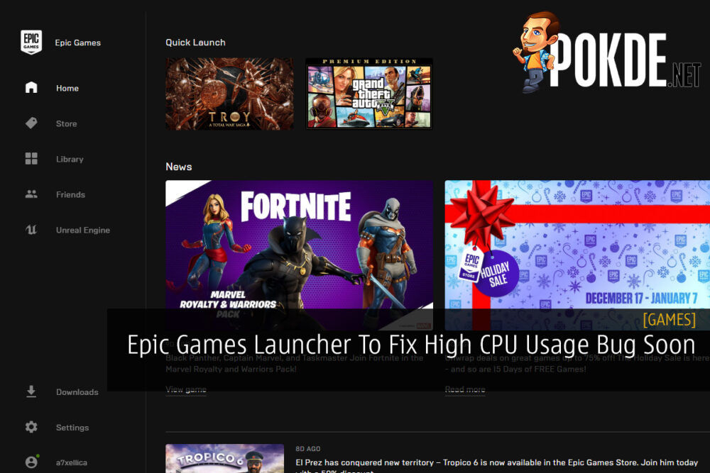 Epic Games Launcher To Fix High CPU Usage Bug Soon 20