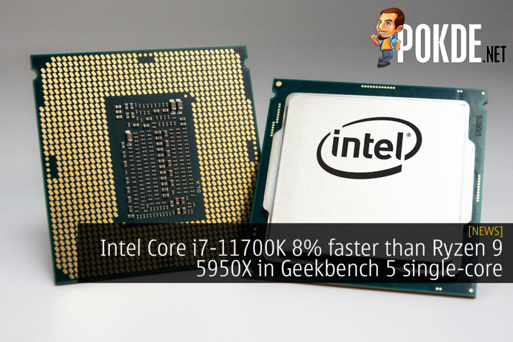 Intel Core i7-11700K geekbench cover