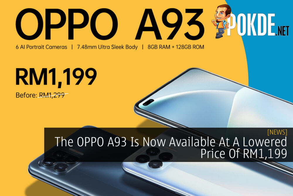 OPPO A93 price cut cover