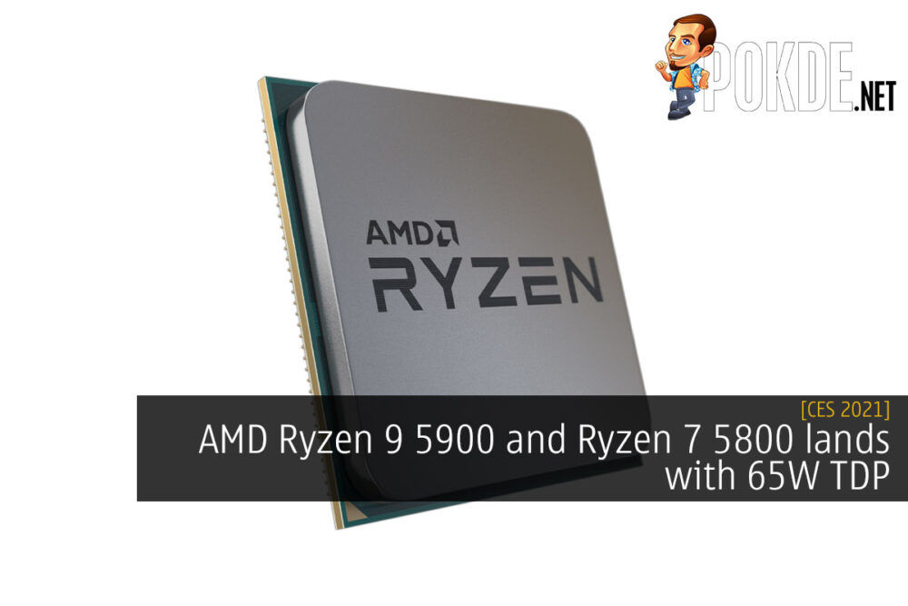 AMD Ryzen 9 5900 Ryzen 7 5800 65w cover