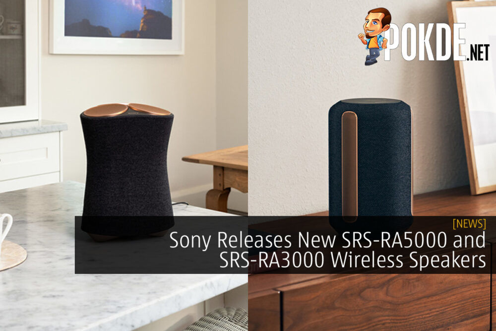 Sony SRS-RA5000 and SRS-RA3000 wireless speakers cover